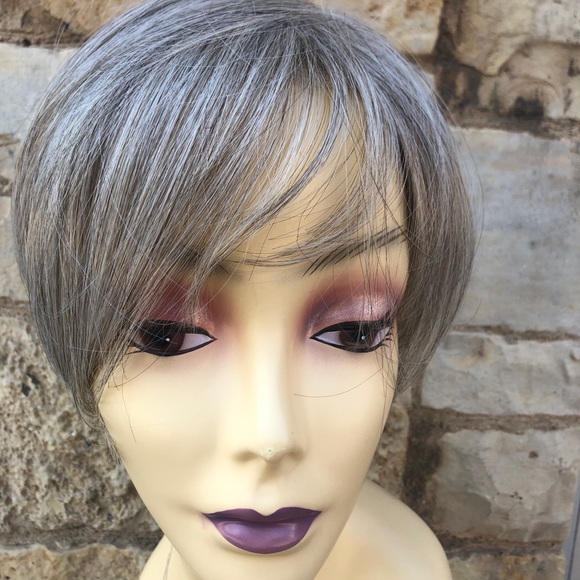 Short Grey Pixie Bob Wig Hairuwear Quality main image 6